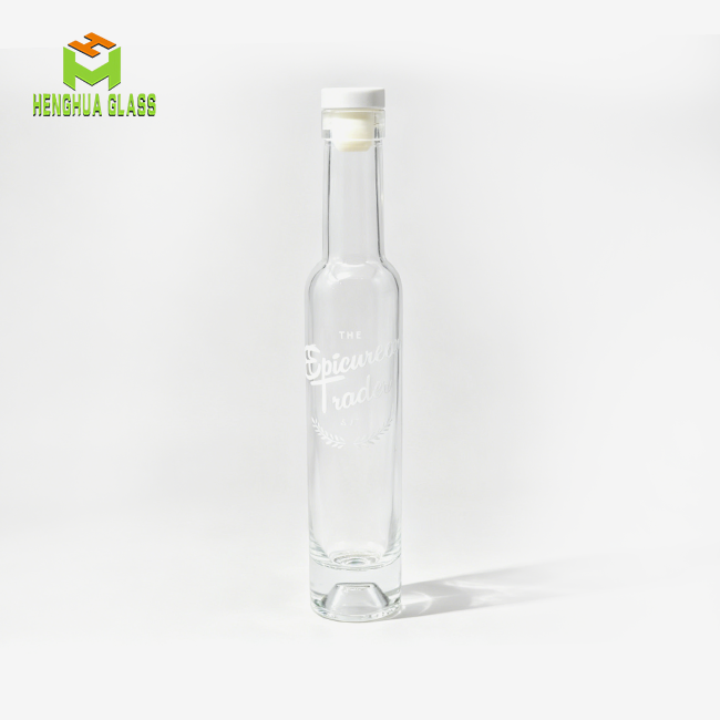 Transparent Liquor Bottle